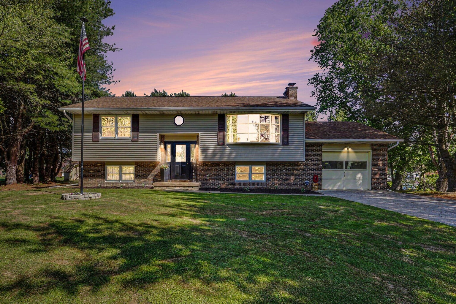 Exterior view of home at 11795 James Drive